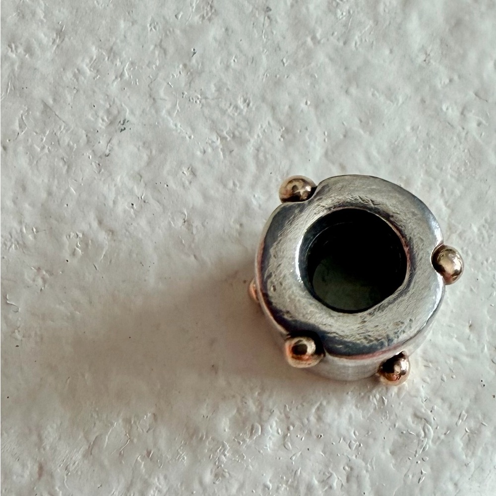 Pandora Dots Drum Retired Charm View 3